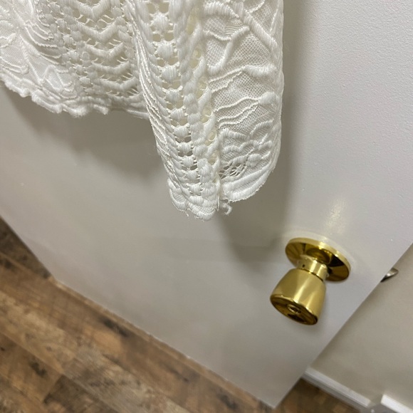 Windsor White Mini Dress. Medium. Worn Once. - Picture 8 of 9